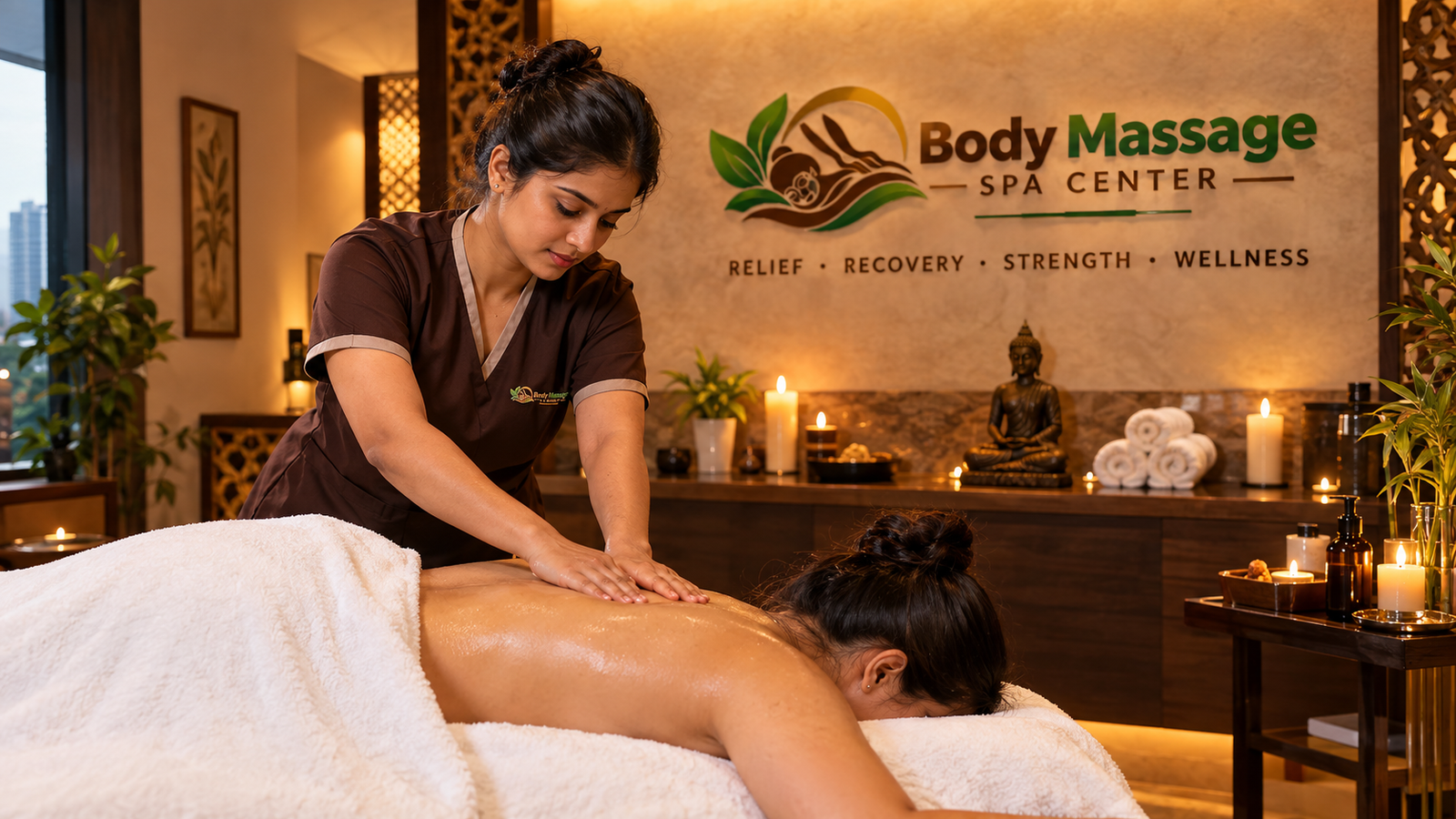 Deep tissue massage in Andheri East at Body Massage Spa Center